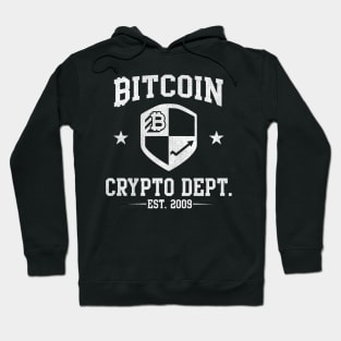 Funny Bitcoin logo Crypto 2009 currency traders gifts Hoodie